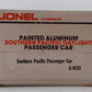 Lionel 6-9592 O Gauge Southern Pacific Daylight Aluminum Passenger Car LN/Box