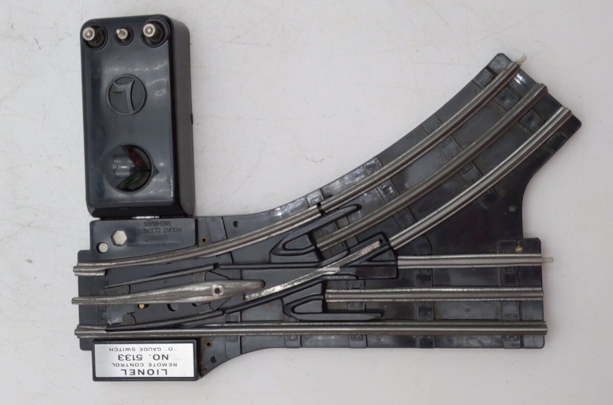 Lionel 6-5133 O Left Hand Remote Control Switch Turnout LN/Box