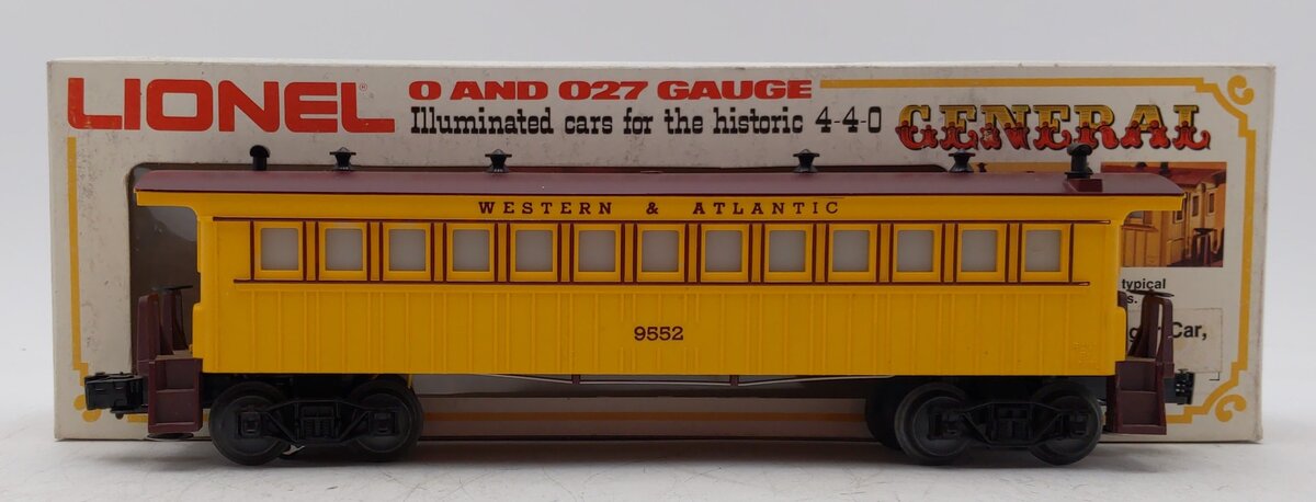 Lionel 6-9552 O Gauge Western & Atlantic Passenger Car #9552 LN/Box