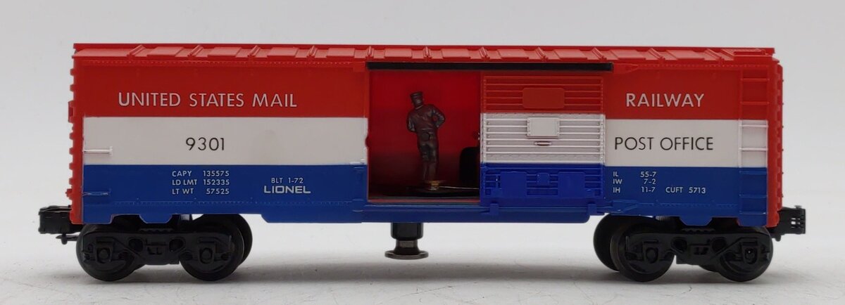 Lionel 6-9301 O Gauge US Mail Operating Boxcar #9301 LN/Box