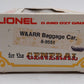 Lionel 6-9551 O Gauge W&ARR US Mail/Baggage Car #9551 LN/Box