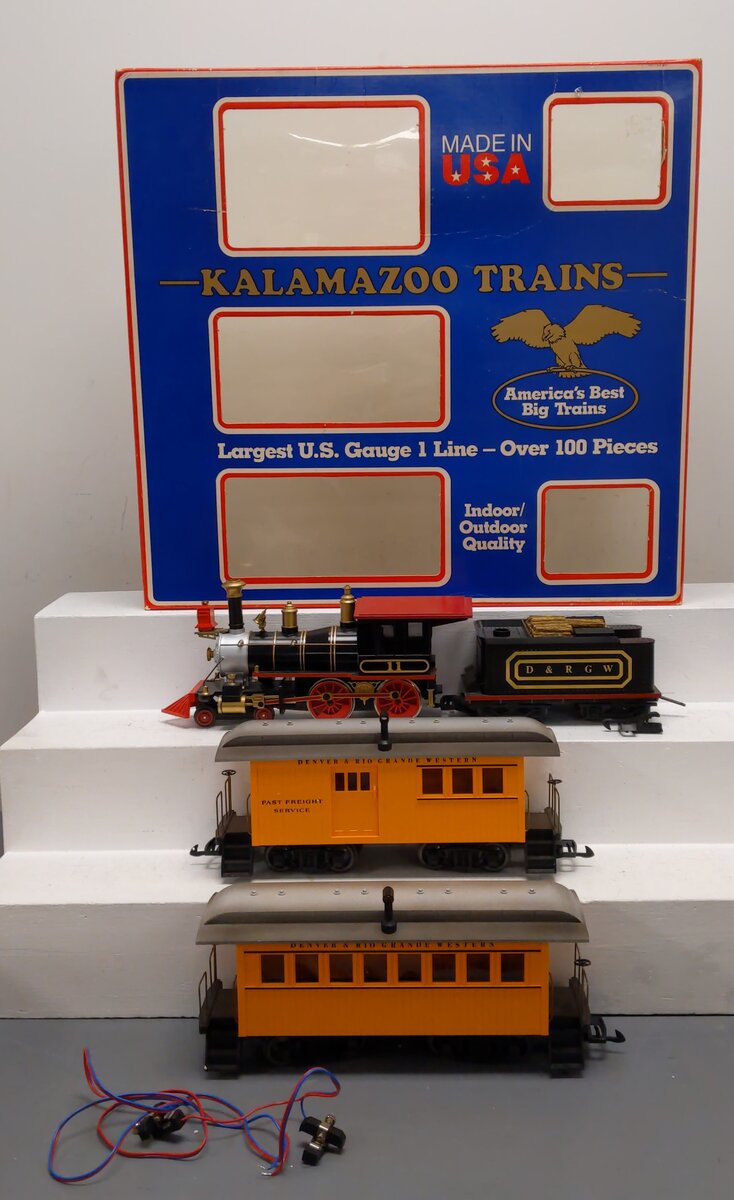 LGB Kalamazoo G Gauge Train Set 1989 Denver & Rio Grande EX/Box