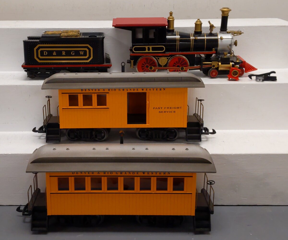 LGB Kalamazoo G Gauge Train Set 1989 Denver & Rio Grande EX/Box