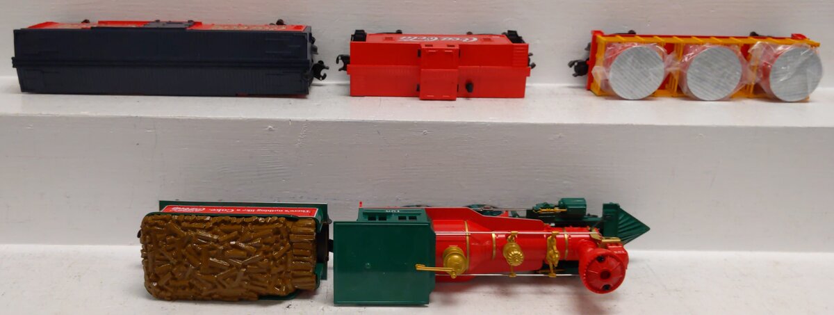 Lionel 6-30166 O Gauge Coca-Cola 125th Anniversary Vintage Steam Train Set EX/Box