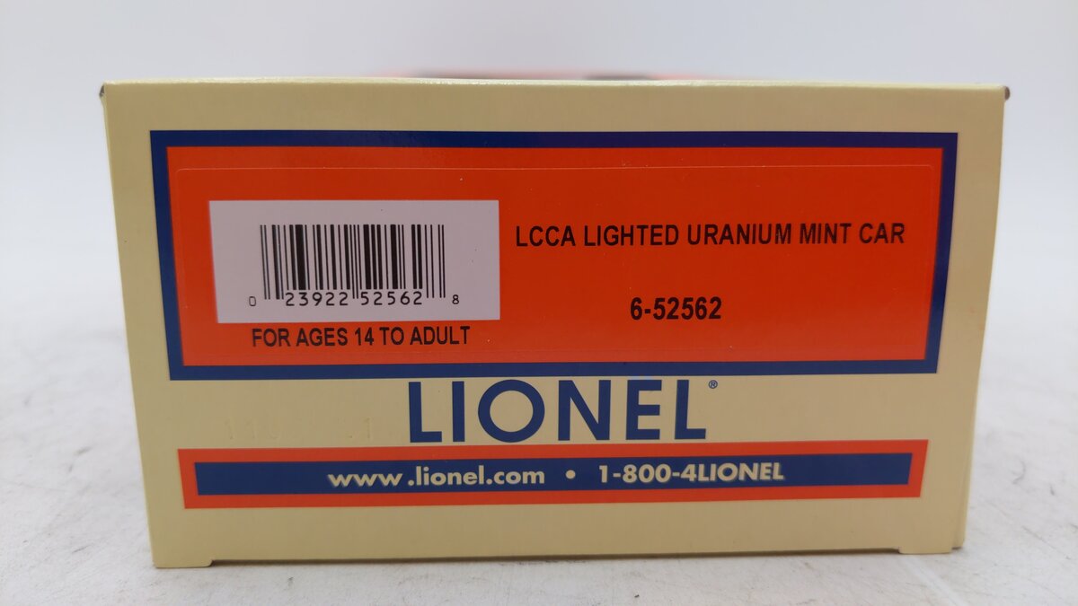 Lionel 6-52562 O Gauge Rio Grande LCCA Uranium Mint Car #1884