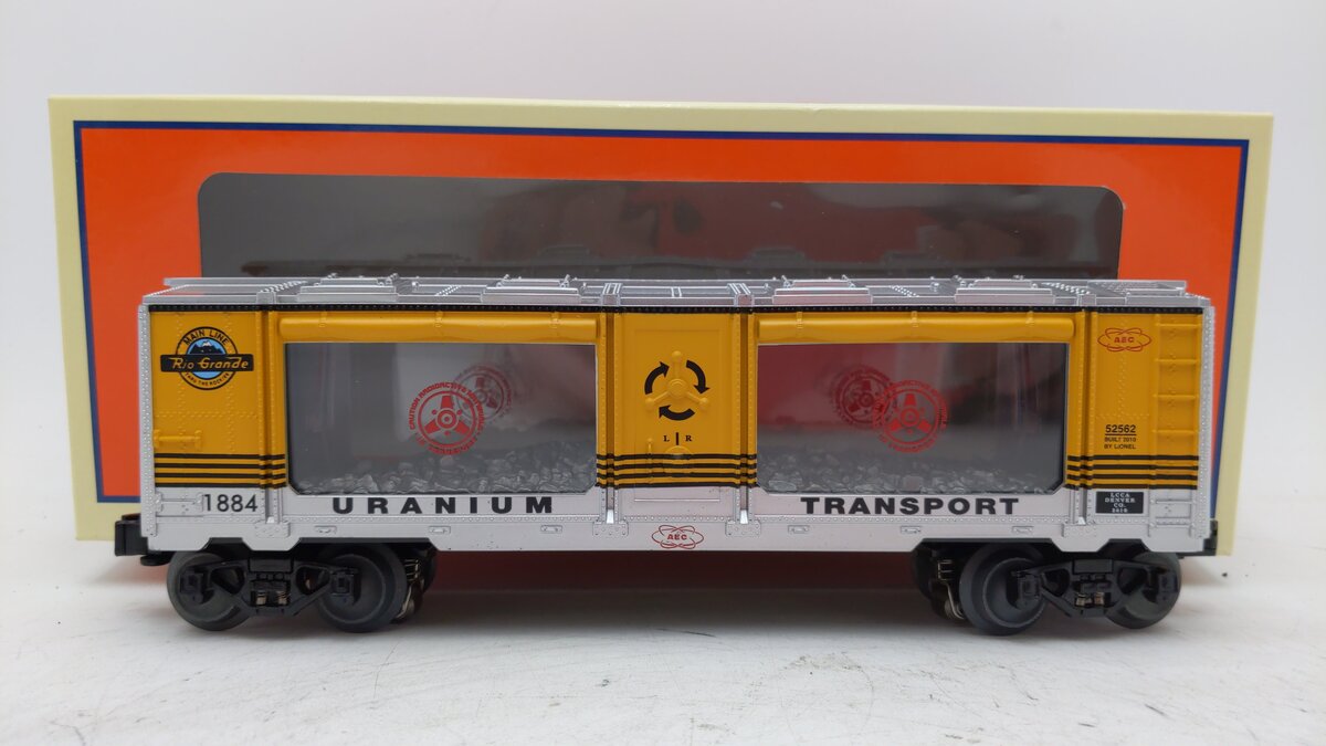 Lionel 6-52562 O Gauge Rio Grande LCCA Uranium Mint Car #1884