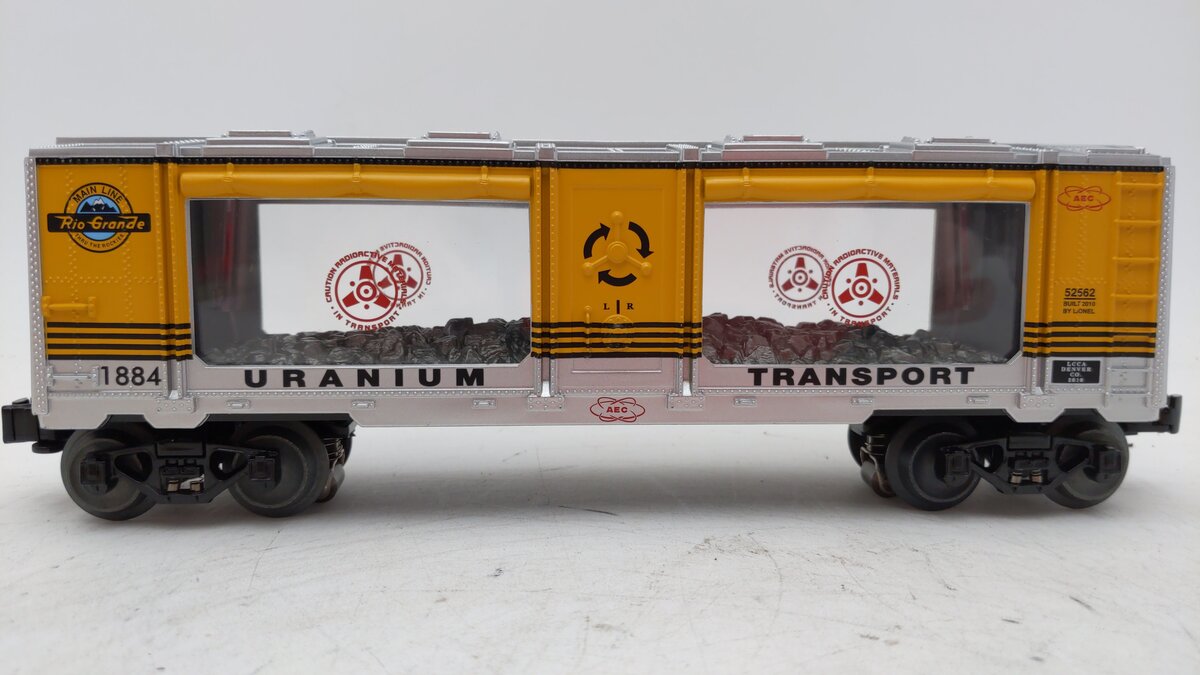 Lionel 6-52562 O Gauge Rio Grande LCCA Uranium Mint Car #1884