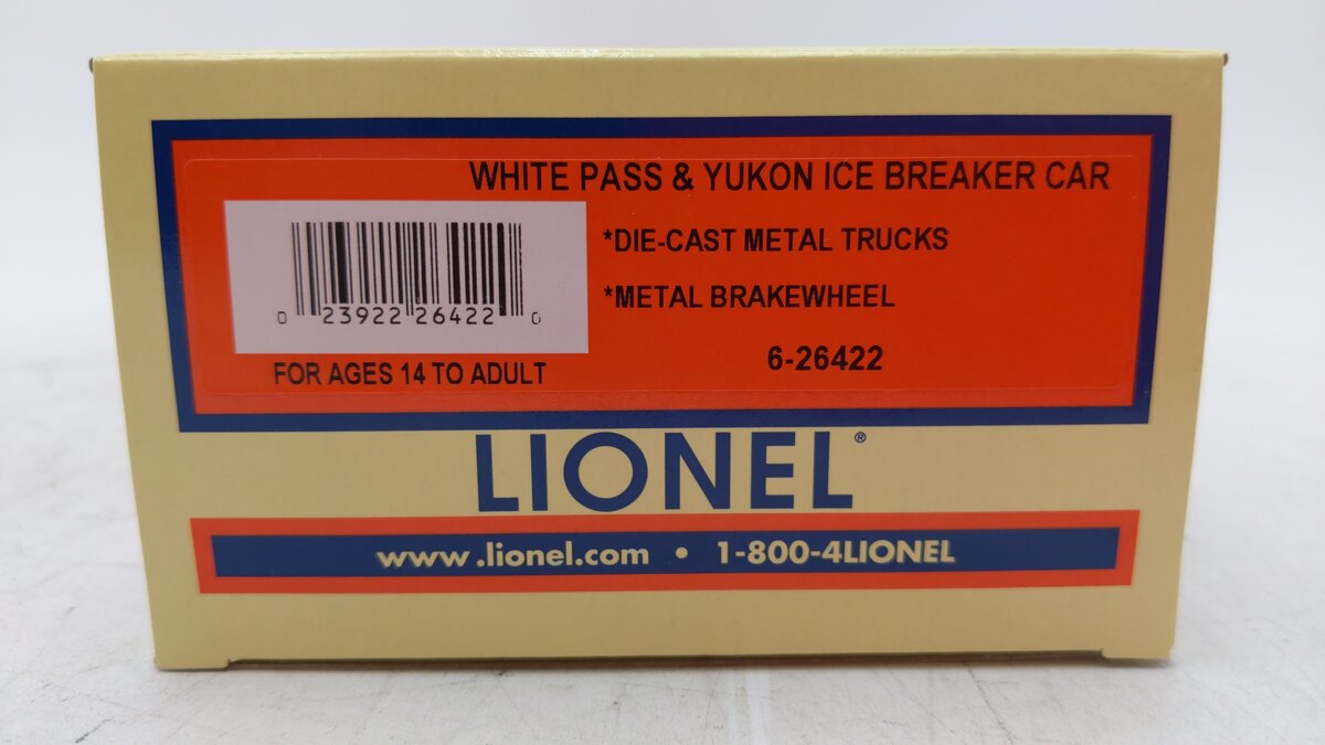Lionel 6-26422 White Pass Ice Breaker Car