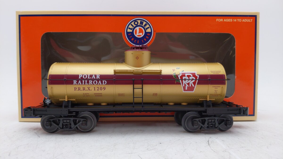 Lionel 6-27435 O Polar Railroad 8000-Gallon Tank Car #1209 LN/Box