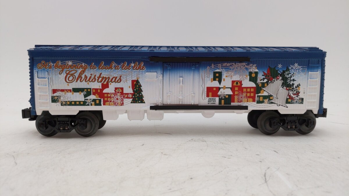 Lionel 6-29302 O Gauge Christmas Music Wood-Sided Reefer LN/Box
