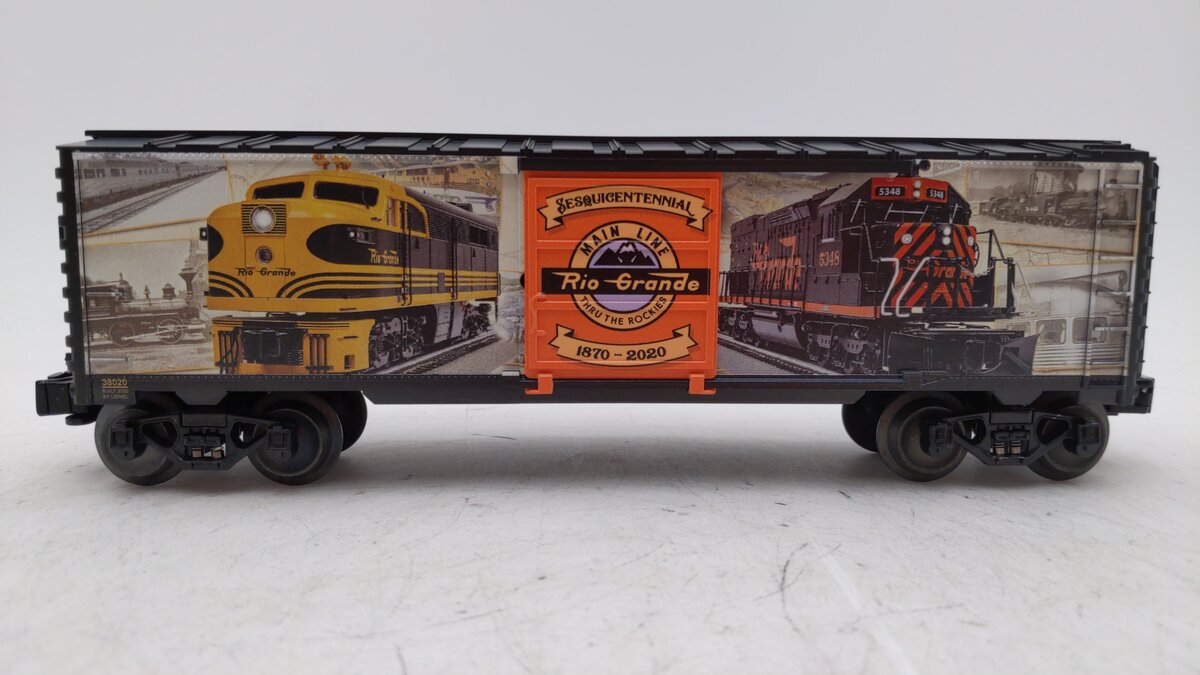 Lionel 2038020 O Gauge Rio Grande 150th Anniversary Boxcar