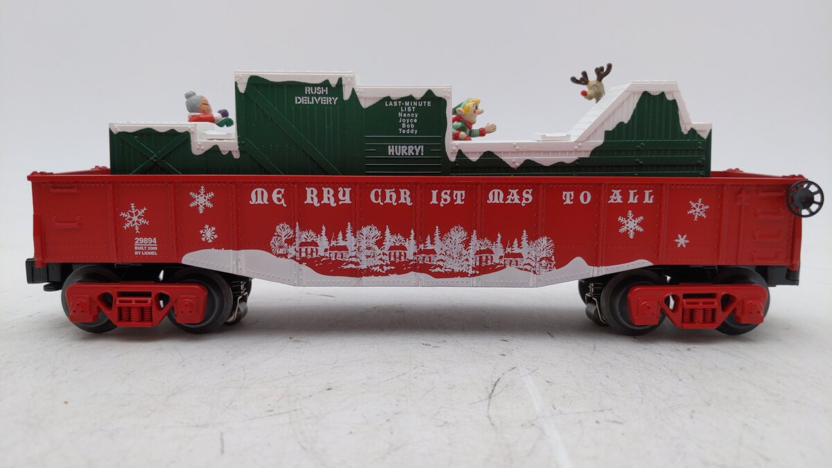 Lionel 6-29894 O Christmas Chase Gondola LN/Box