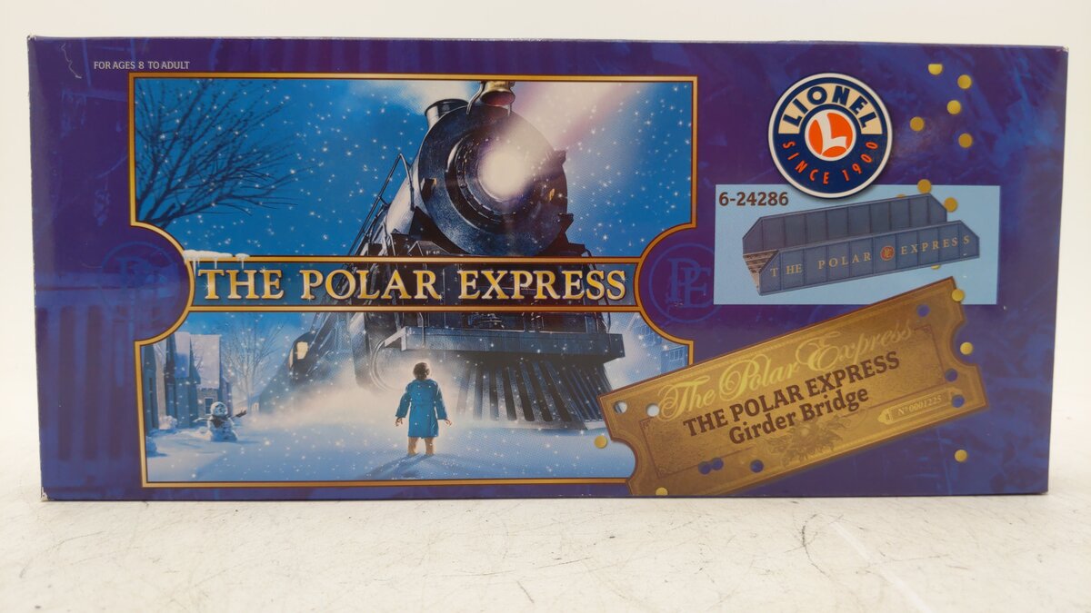 Lionel 6-24286 O Scale Polar Express Girder Bridge NIB