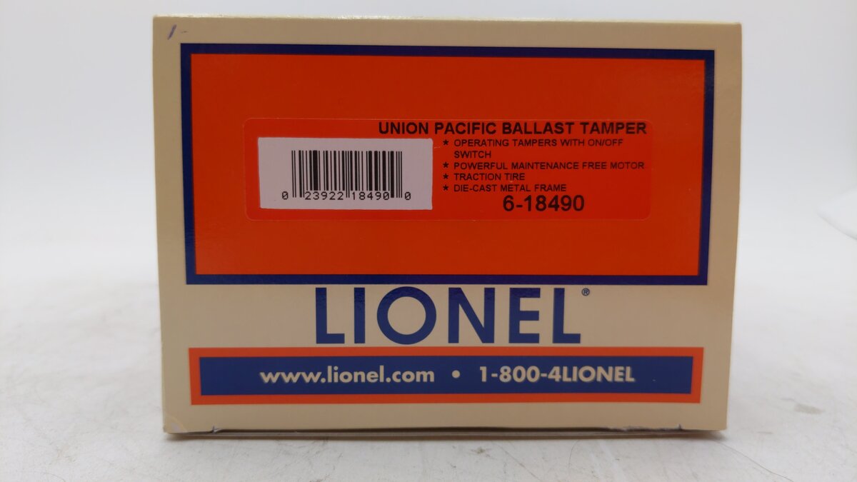 Lionel 6-18490 O Gauge Union Pacific Ballast Tamper