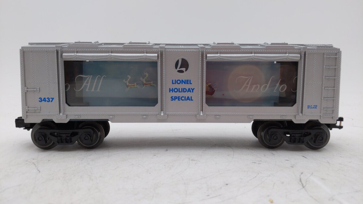 Lionel 6-19855 O Christmas Operating Aquarium Car LN/Box