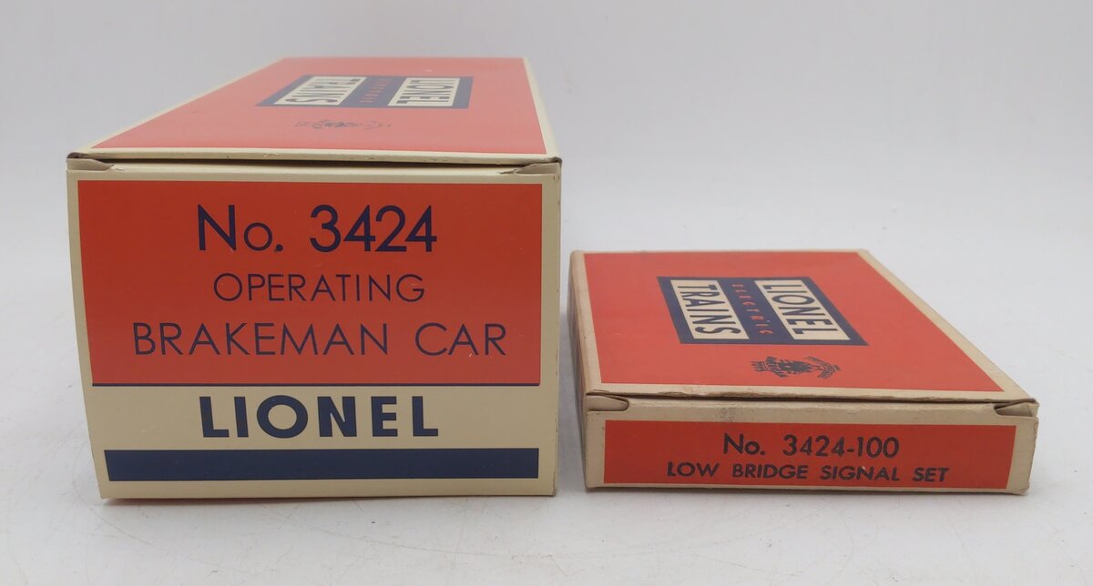 Lionel 3424 Vintage O Wabash Operating Brakeman Car w/Tell-Tale Signals EX/Box