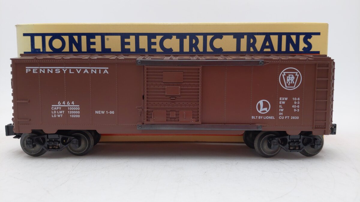 Lionel 6-19275 O Gauge Pennsylvania Boxcar #6464 LN/Box