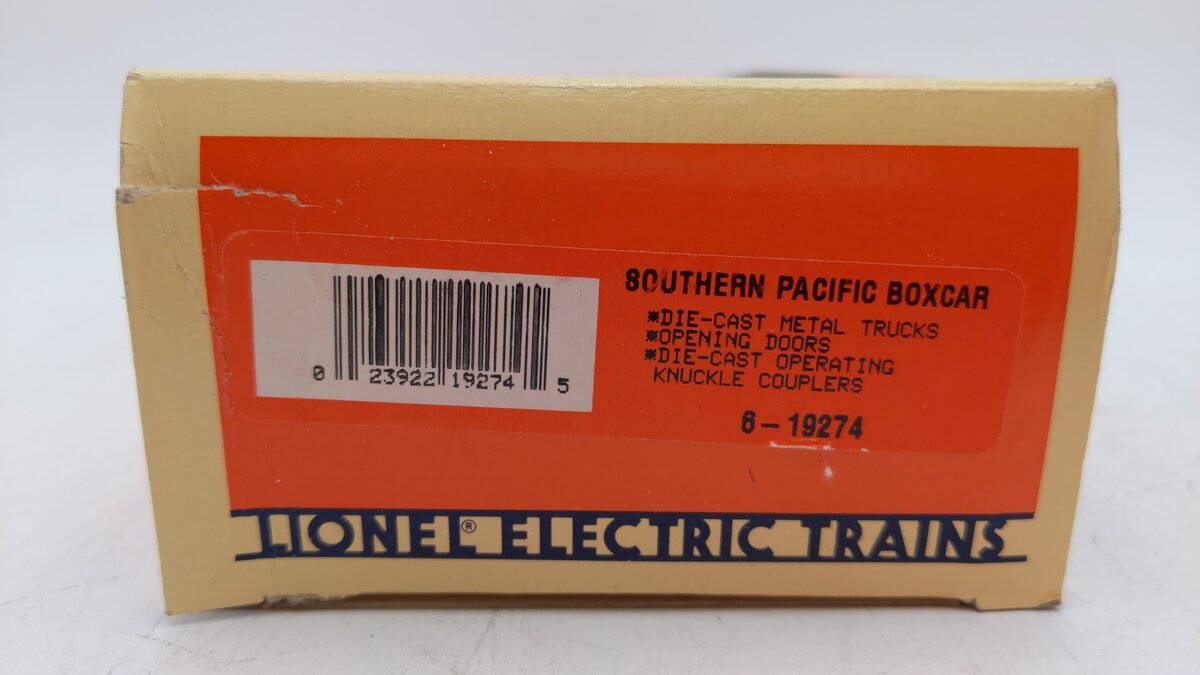 Lionel 6-19274 O Gauge Southern Pacific Boxcar #6464225 LN/Box