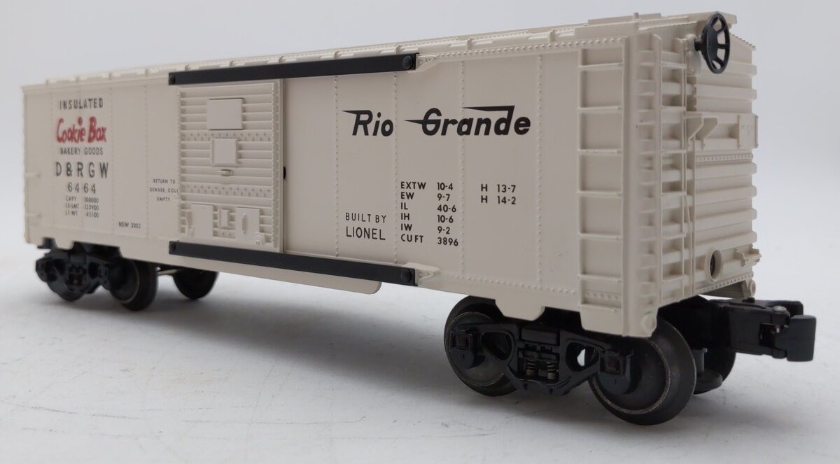 Lionel 6-39244 O Gauge Denver & Rio Grande Boxcar #6464 LN/Box