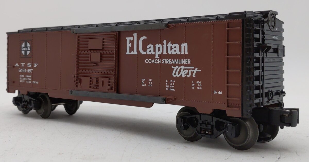 Lionel 6-29202 O Gauge ATSF Boxcar #6464-497 LN/Box