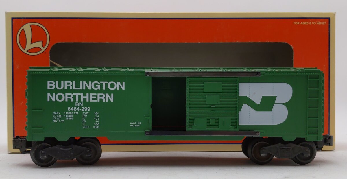 Lionel 6-29251 O Gauge Burlington Northern Boxcar #6464-299 LN/Box