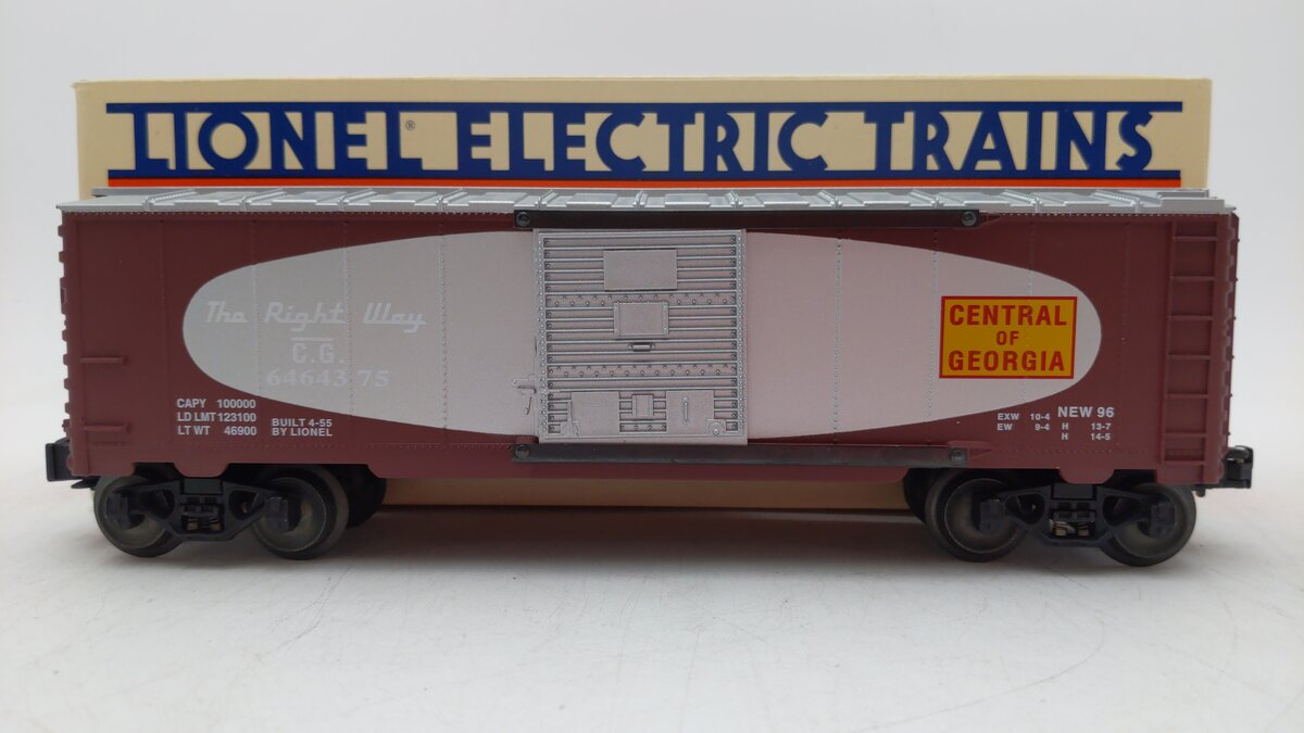 Lionel 6-19279 O Gauge Central of Georgia Boxcar #6464-375 LN/Box