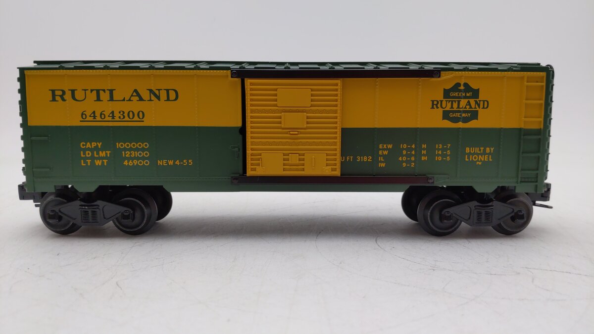 Lionel 6-39301 O Gauge Rutland Boxcar LN/Box
