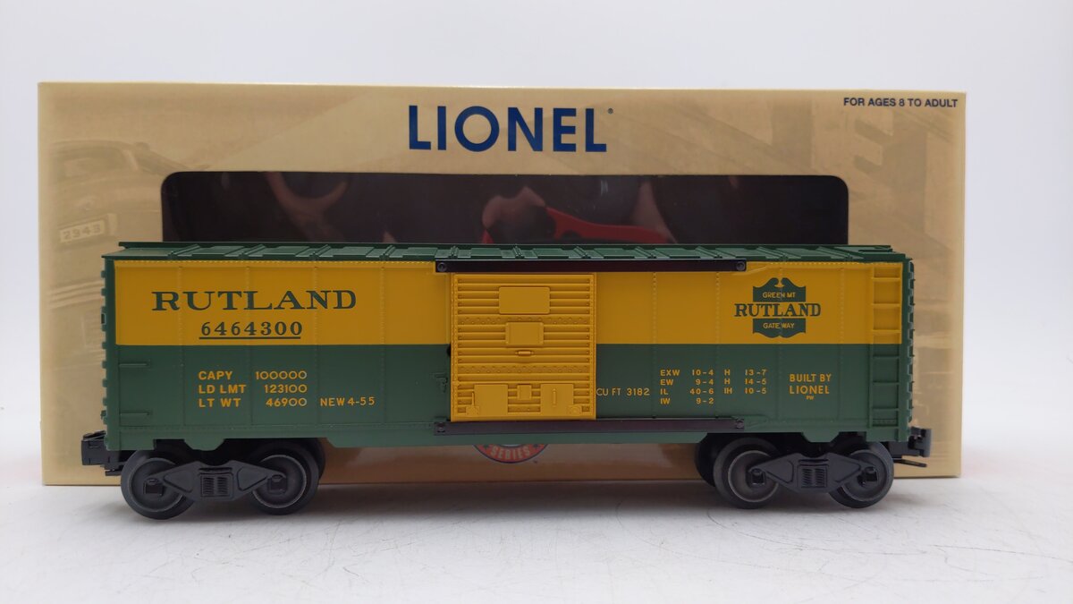 Lionel 6-39301 O Gauge Rutland Boxcar LN/Box
