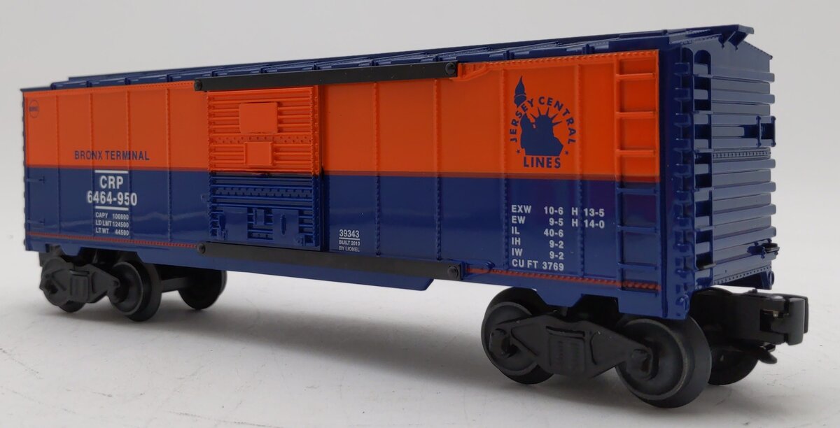 Lionel 6-39343 O Gauge Jersey Central Boxcar #6464-950