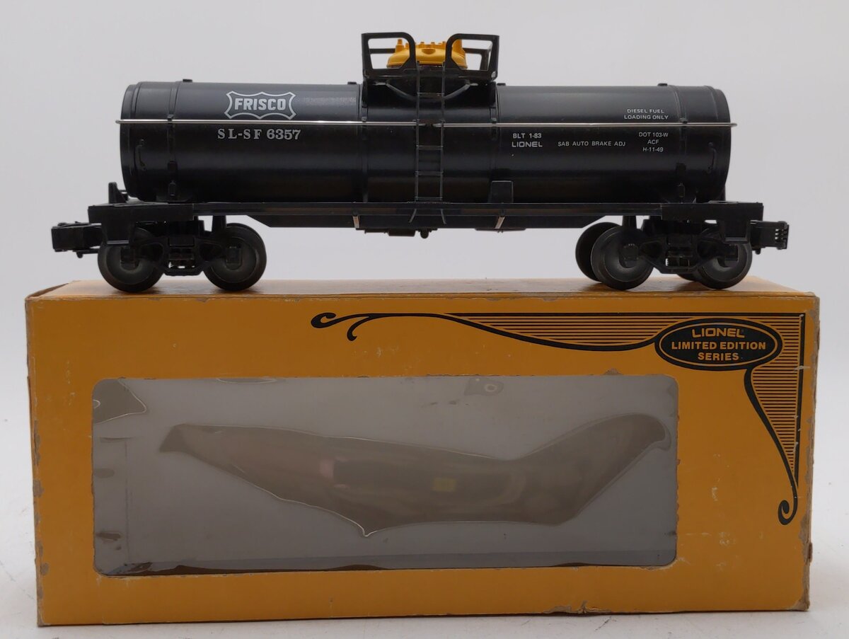 Lionel 6-6357 O Gauge Frisco Single Dome Tank Car #6357 LN/Box