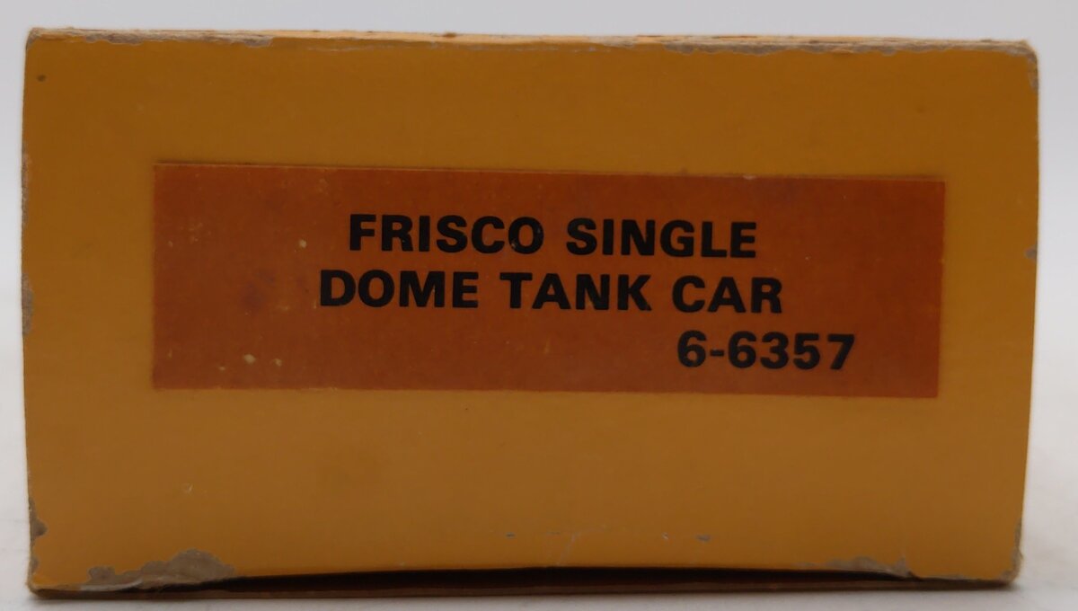 Lionel 6-6357 O Gauge Frisco Single Dome Tank Car #6357 LN/Box