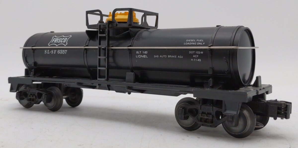 Lionel 6-6357 O Gauge Frisco Single Dome Tank Car #6357 LN/Box