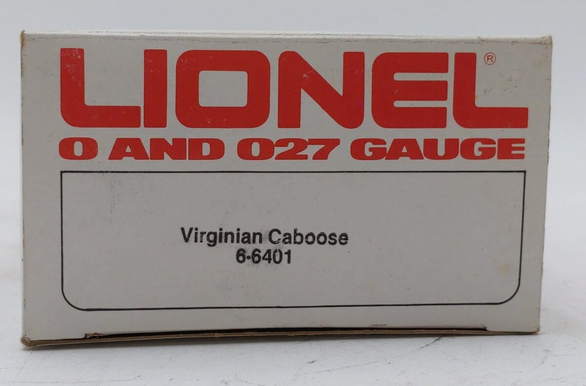 Lionel 6-6401 O Gauge Virginian Bay-Window Caboose #6401 NIB