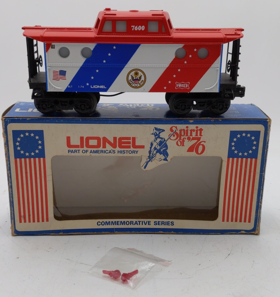 Lionel 6-7600 O Gauge Spirit of 76 N5C Porthole Lighted Caboose LN/Box