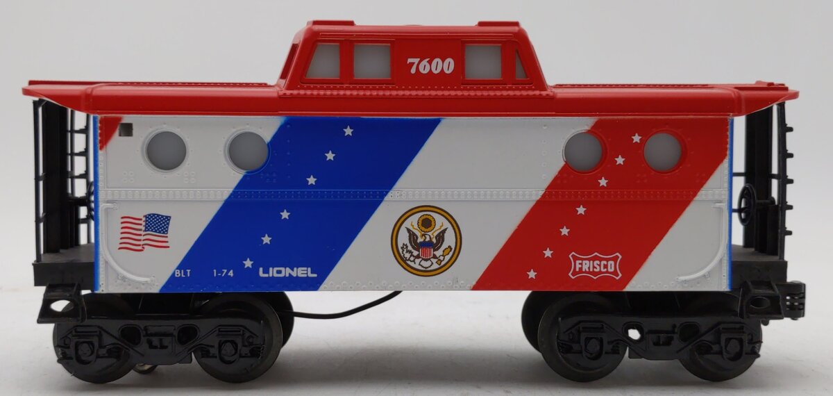 Lionel 6-7600 O Gauge Spirit of 76 N5C Porthole Lighted Caboose LN/Box