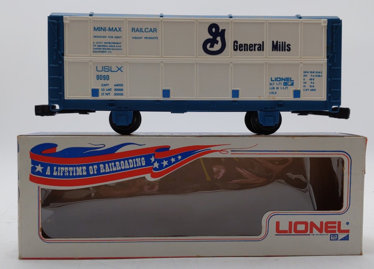 Lionel 6-9090 O Gauge General Mills Boxcar #9090 LN/Box