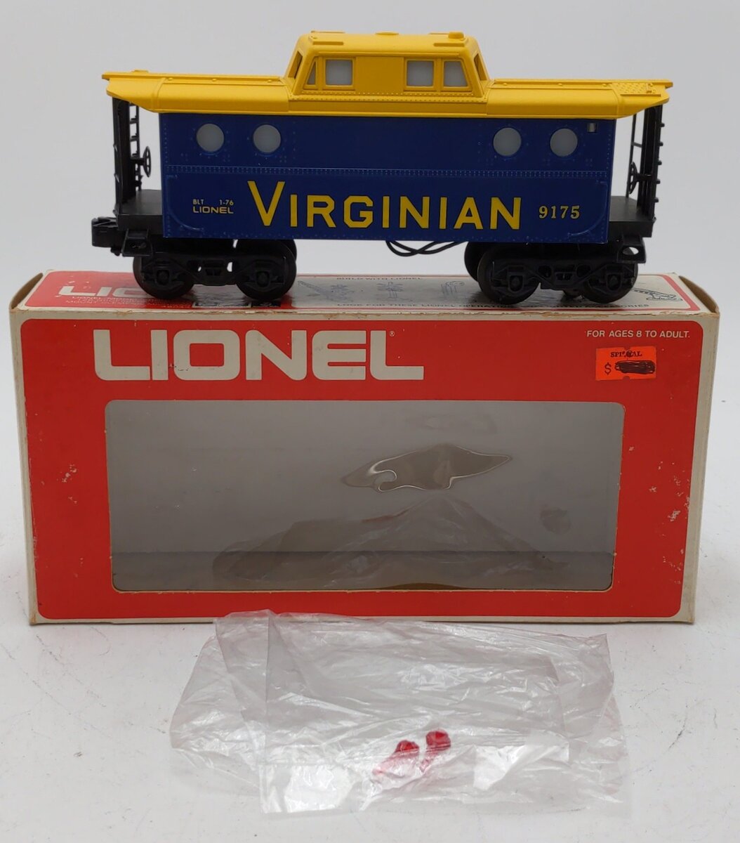 Lionel 6-9175 O Gauge Virginian Illuminated Caboose LN/Box