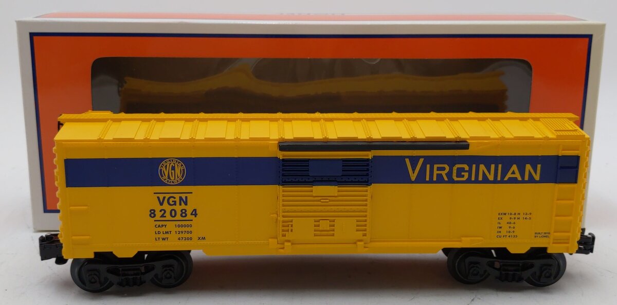 Lionel 6-82084 O Gauge Virginian Boxcar #82084