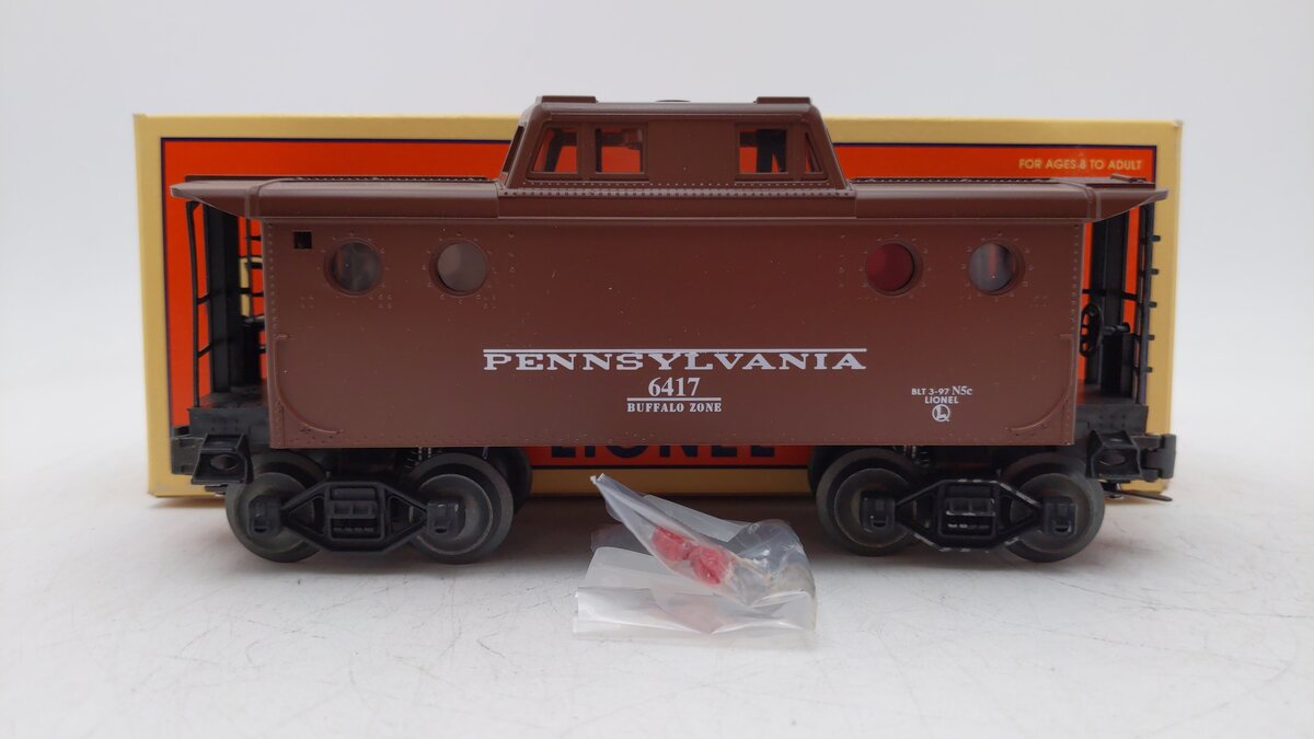 Lionel 6-19736 O Gauge Pennsylvania "Buffalo Zone" N5c Illuminated Caboose #6417