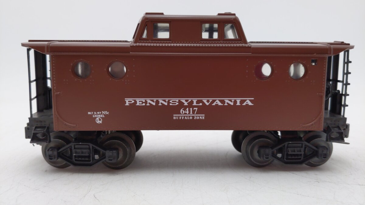Lionel 6-19736 O Gauge Pennsylvania "Buffalo Zone" N5c Illuminated Caboose #6417 LN/Box