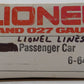 Lionel 6-6410 O Gauge Amtrak Streamlined Pullman Car #6410 LN/Box