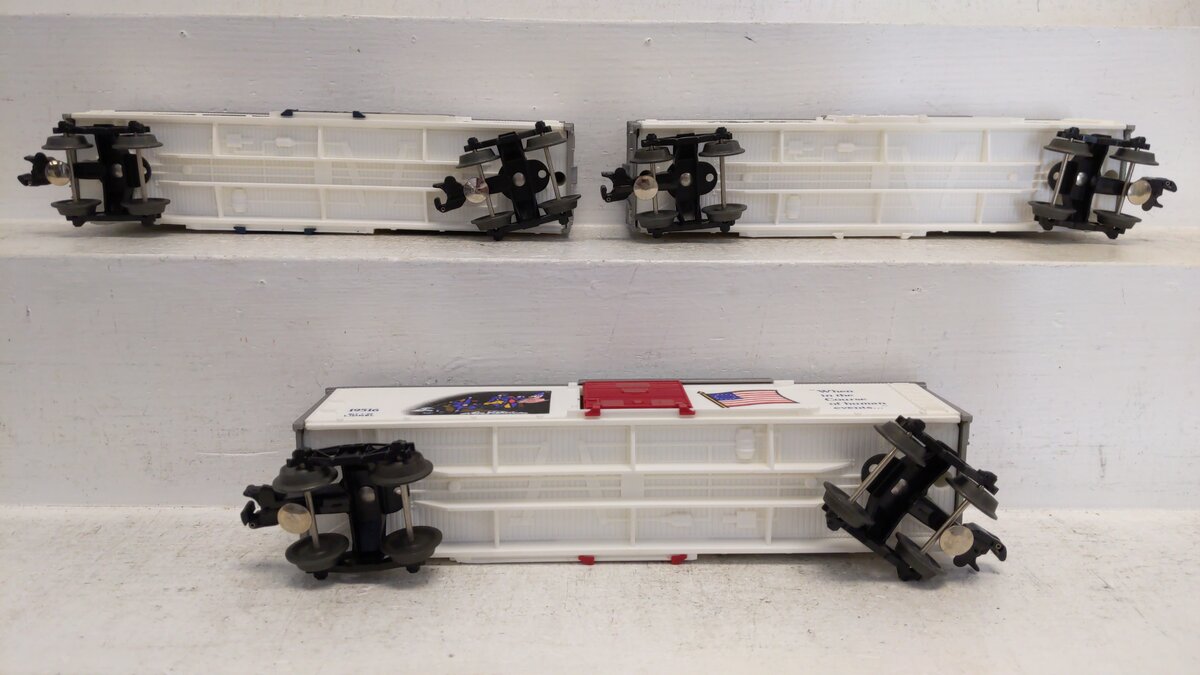 Lionel 6-19599 O Gauge Old Glory Series Boxcars (Set of 3) LN/Box