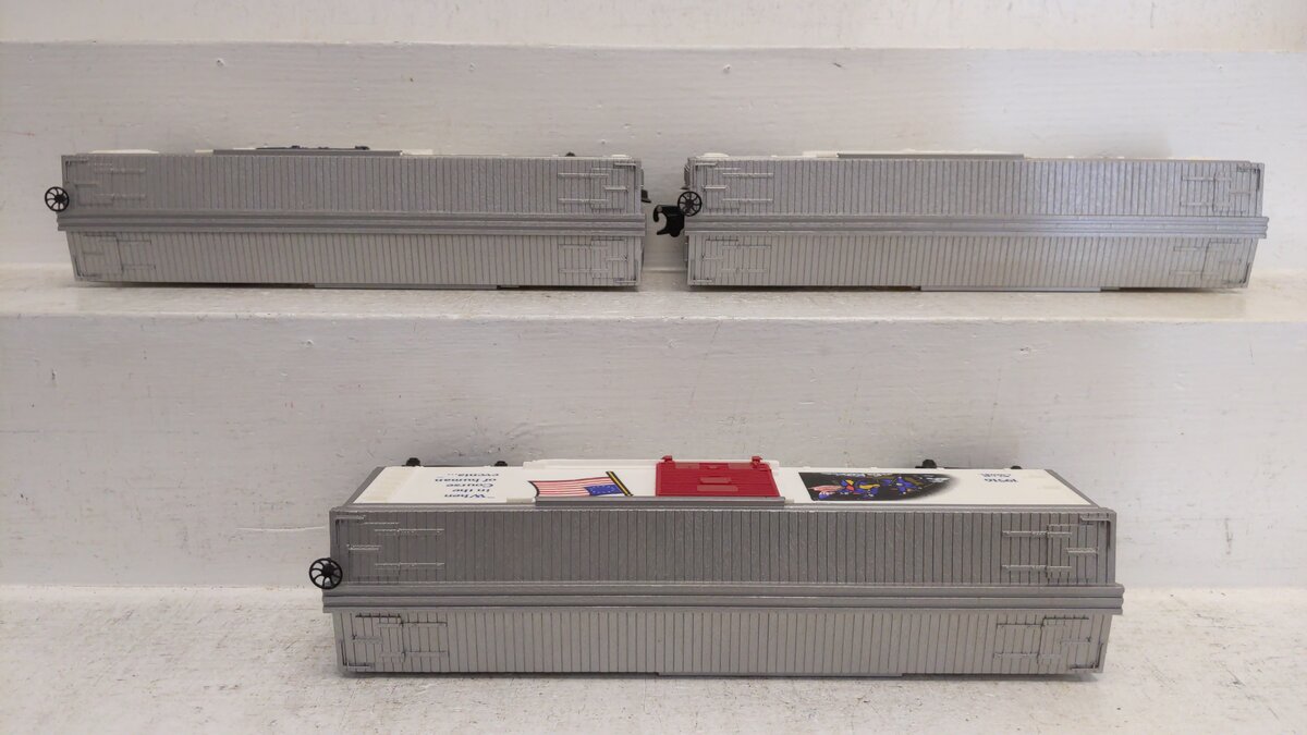 Lionel 6-19599 O Gauge Old Glory Series Boxcars (Set of 3) NIB
