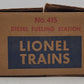 Lionel 415 Vintage O Postwar Diesel Fueling Station VG/Box