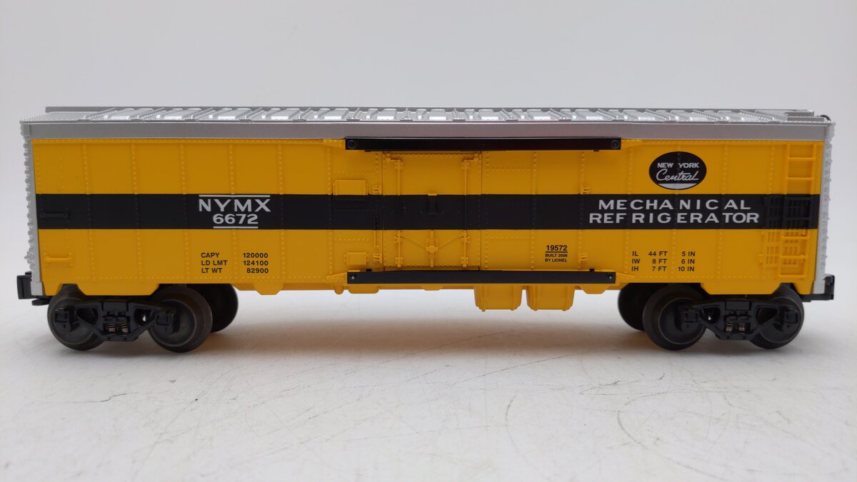 Lionel 6-19572 O Gauge Archive Collection PWC New York Central Reefer #6672 NIB