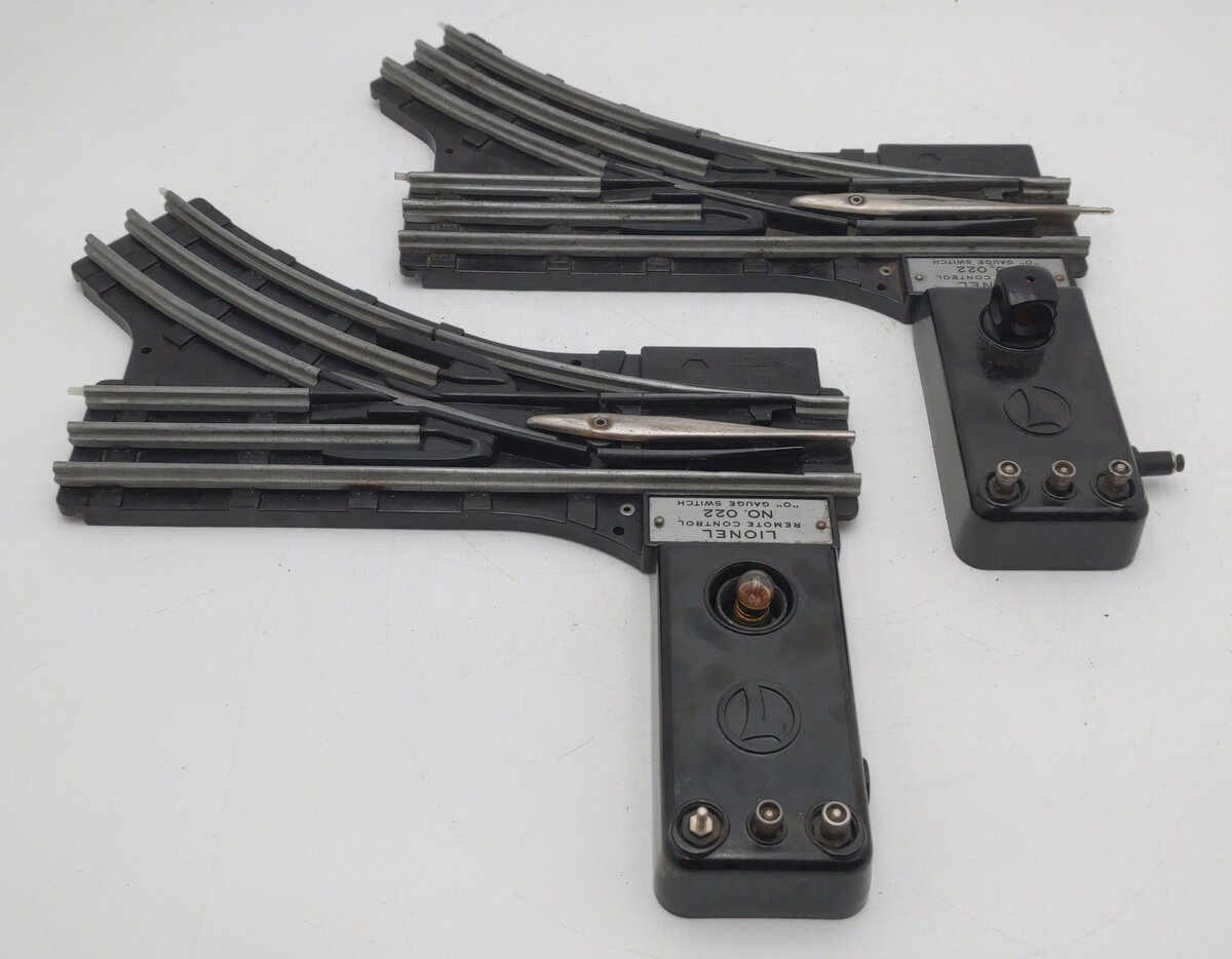 Lionel O22 Vintage O Switch Right Hand Remote Control Switch (2) VG