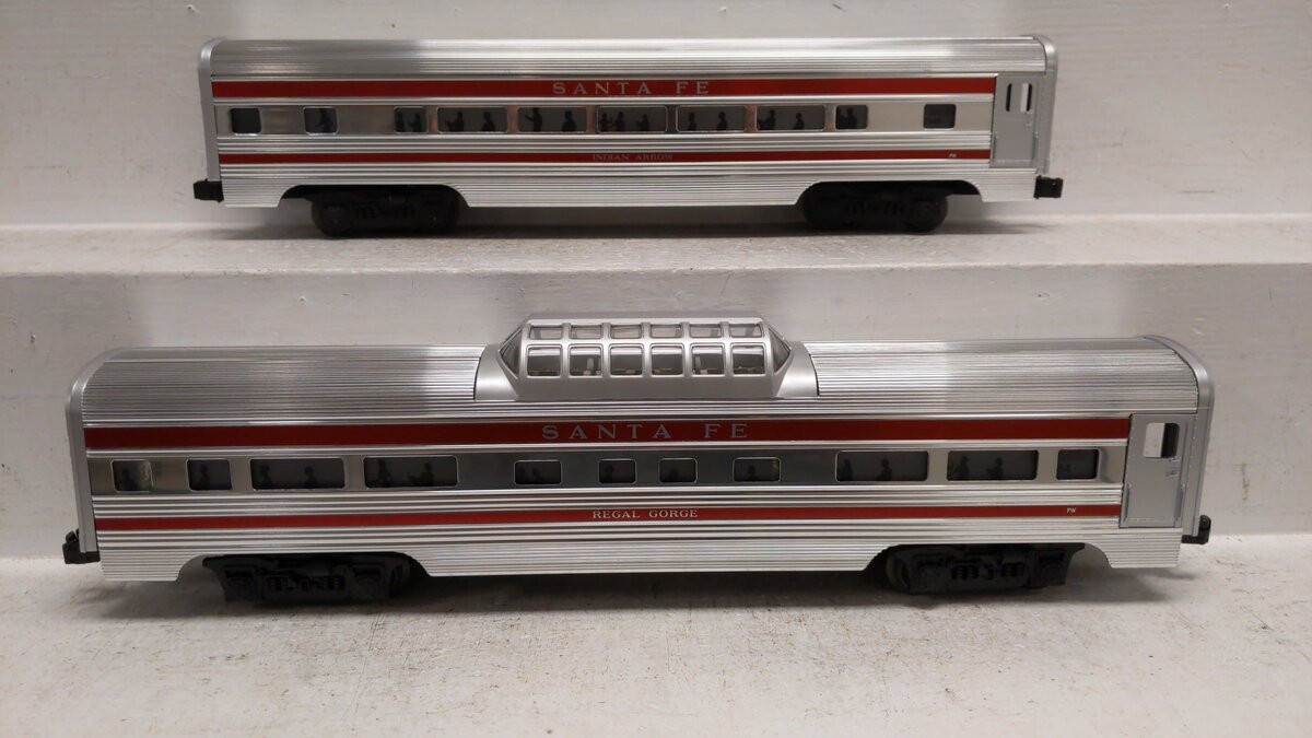 Lionel 6-25446 O Santa Fe Super Chief Passenger Cars (Pack of 2) NIB