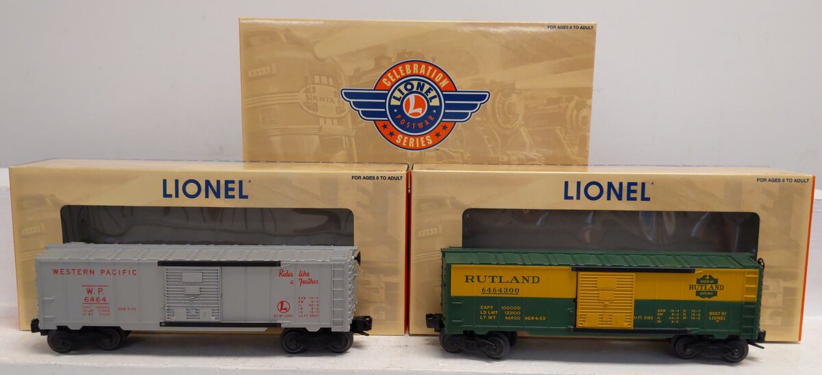 Lionel 6-39290 O PWC 2-Car Variation Boxcar Set #6464 LN/Box