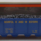 Lionel 6-81435 O Gauge Norfolk & Western Heritage Quad Hopper w/ Coal Load #3406