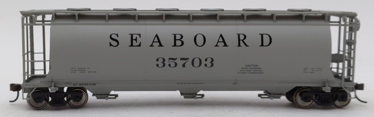 Atlas 1943-1 HO Scale Seaboard ACF 3 Bay Cylindrical Hopper #35703 LN/Box